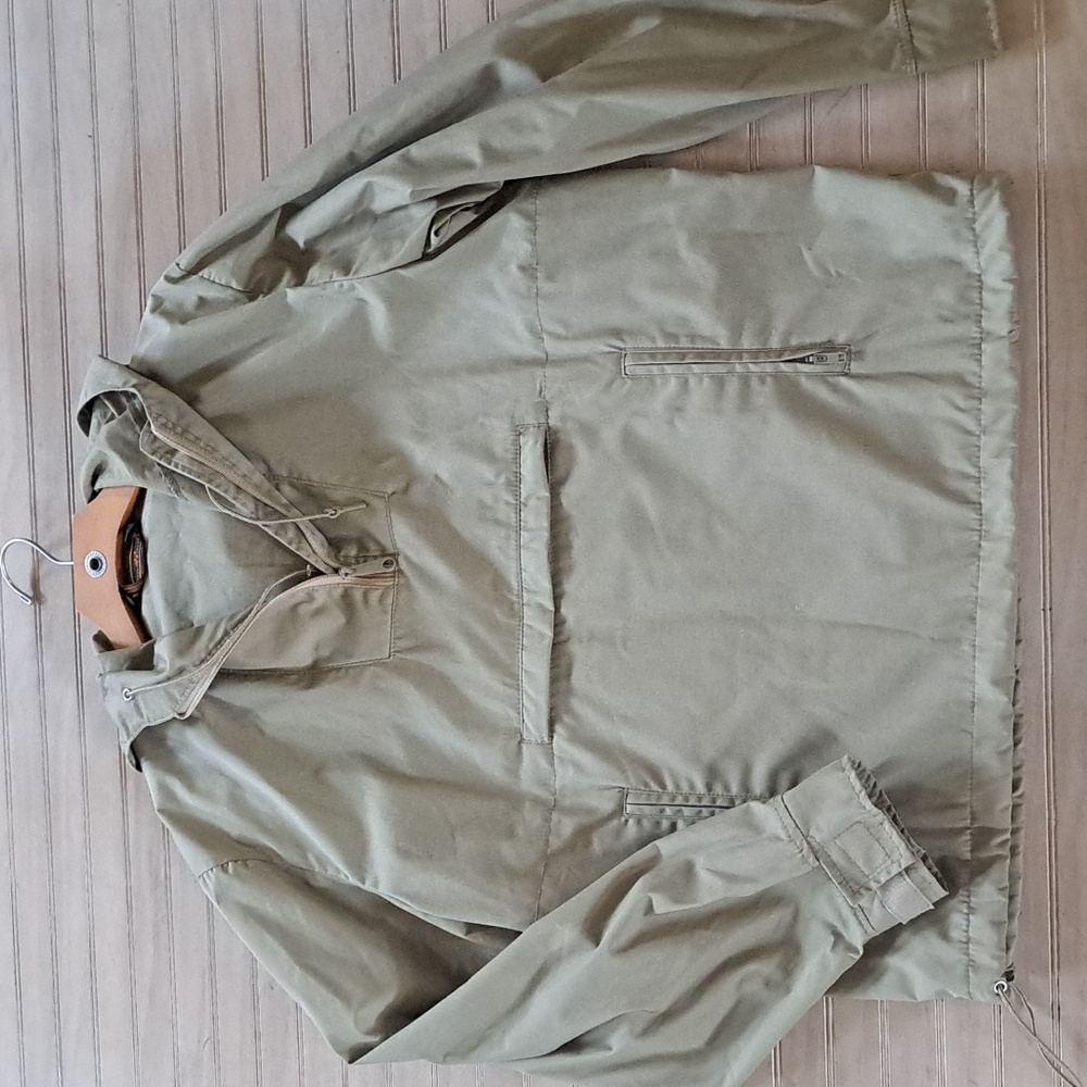 Vintage Eddie Bauer Anorak Parka Hooded Jacket Windbreaker Pullover Made in USA